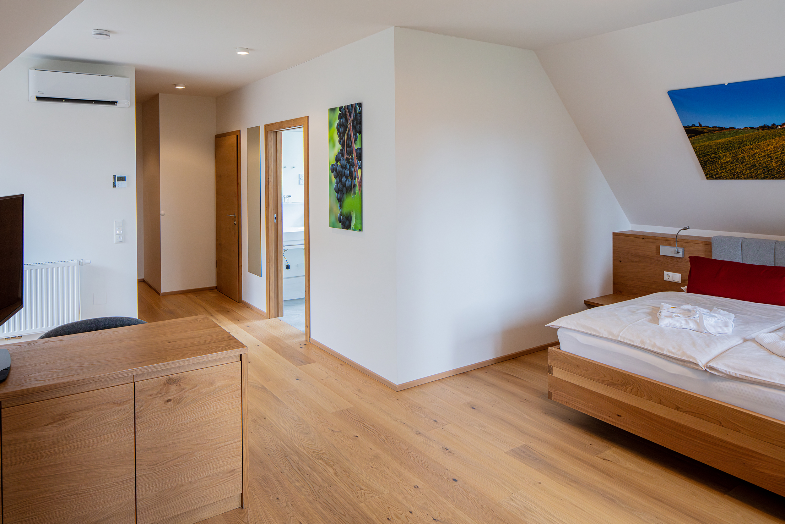 Wohnraumsituation Wandgerät Serie 1 SMMSu mit externem PMV-Kit